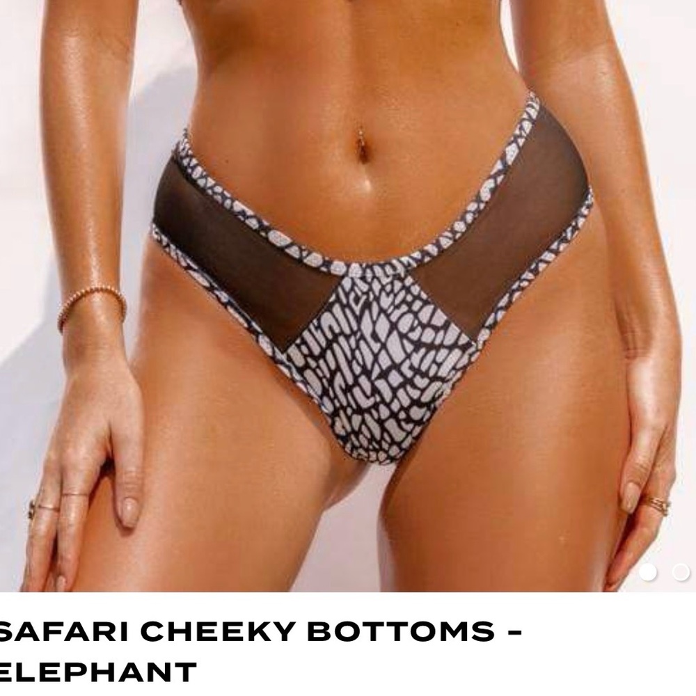Safari cheeky bottoms elephant print
